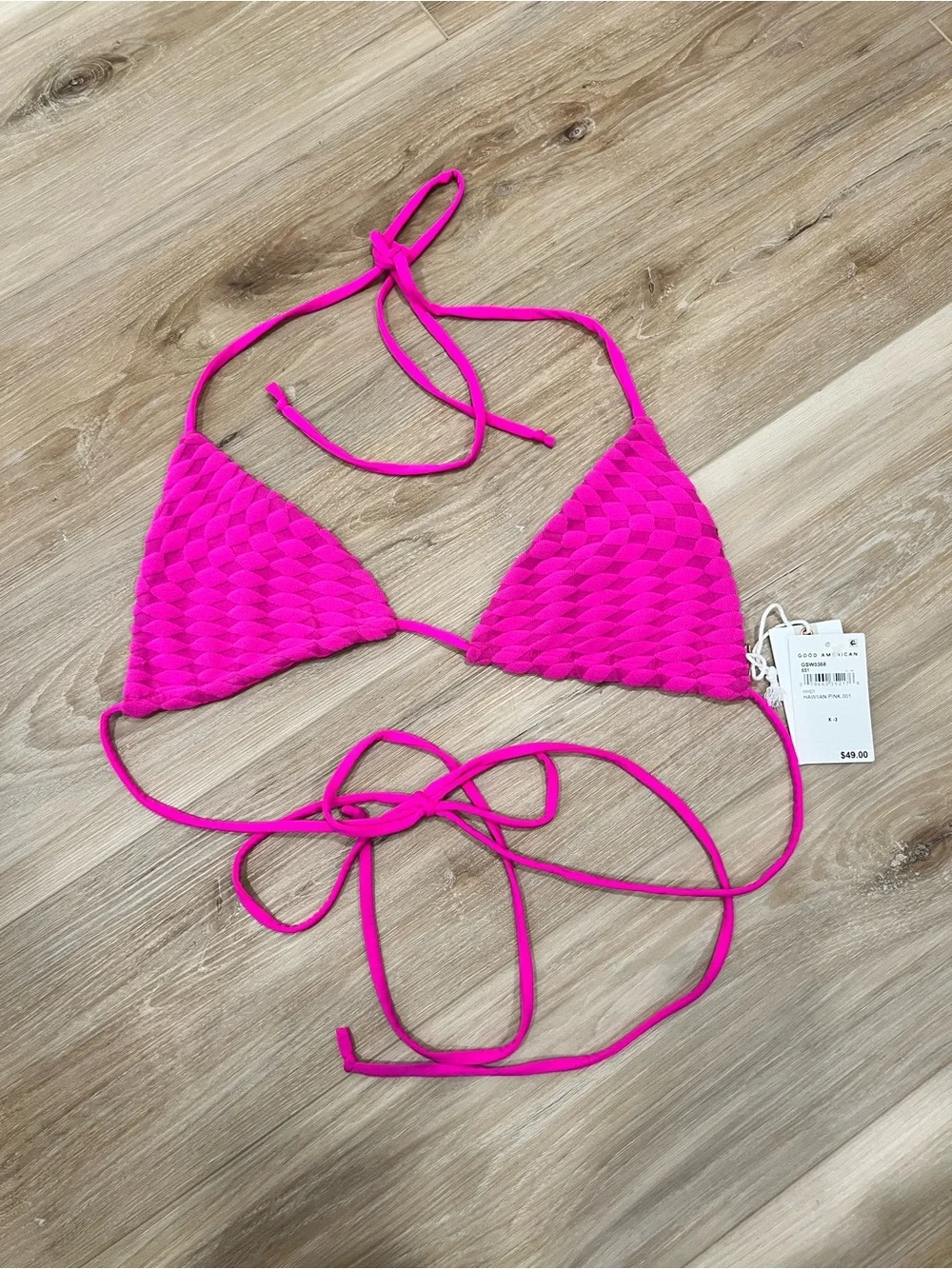 Good American Vibrant Pink Bikini Set